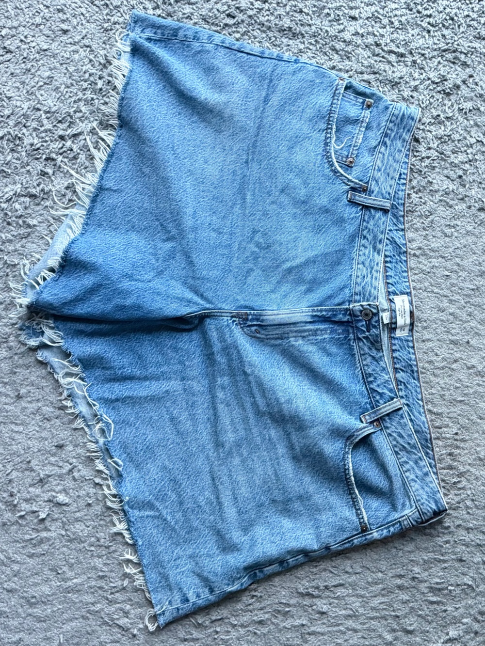 Abercrombie & Fitch Curve Love High Rise Loose Short